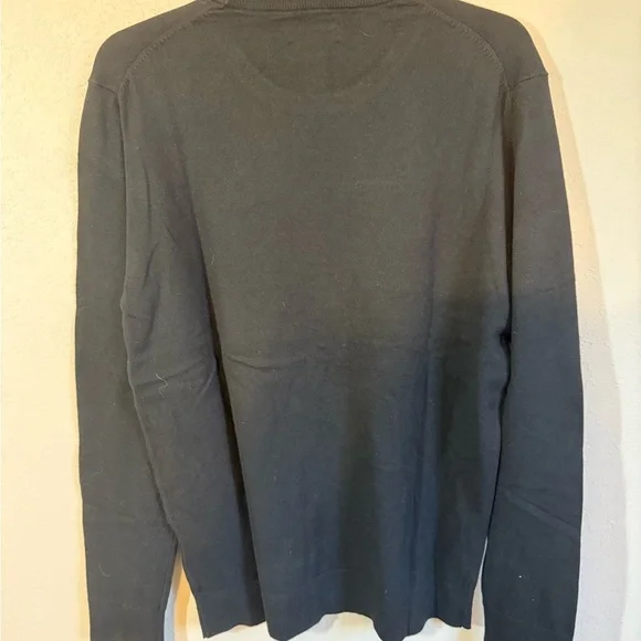Men’s NWT M Black Alfani Casual Soft Long Sleeve Lightweight Sweater - Picture 5 of 5